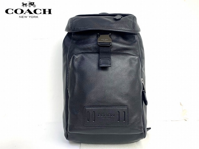 良品★送料無料★ コーチ メンズ COACH レンジャー レザー スリング パック ボディバッグ ショルダー ブラック