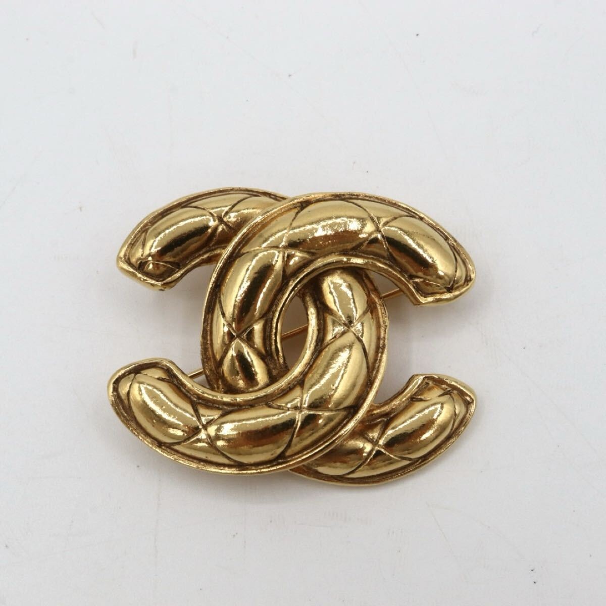 CHANEL 美品　シャネル　ココマーク　ゴールド　ブローチ　ヴィンテージ