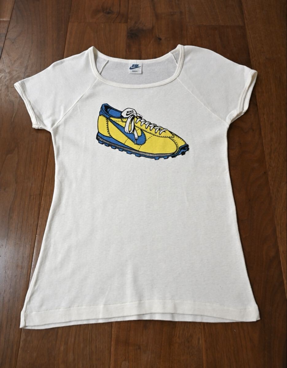 希少70s NIKE ナイキ レディワッフルT ブラジル製