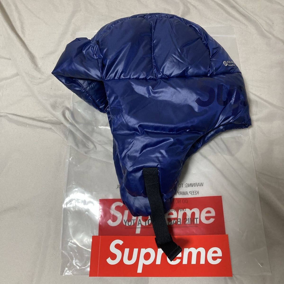 Supreme Featherweight Down Trooper 23AW シュプリーム フェザーウェイト ダウン トルーパー フライトキャップ ネイビー