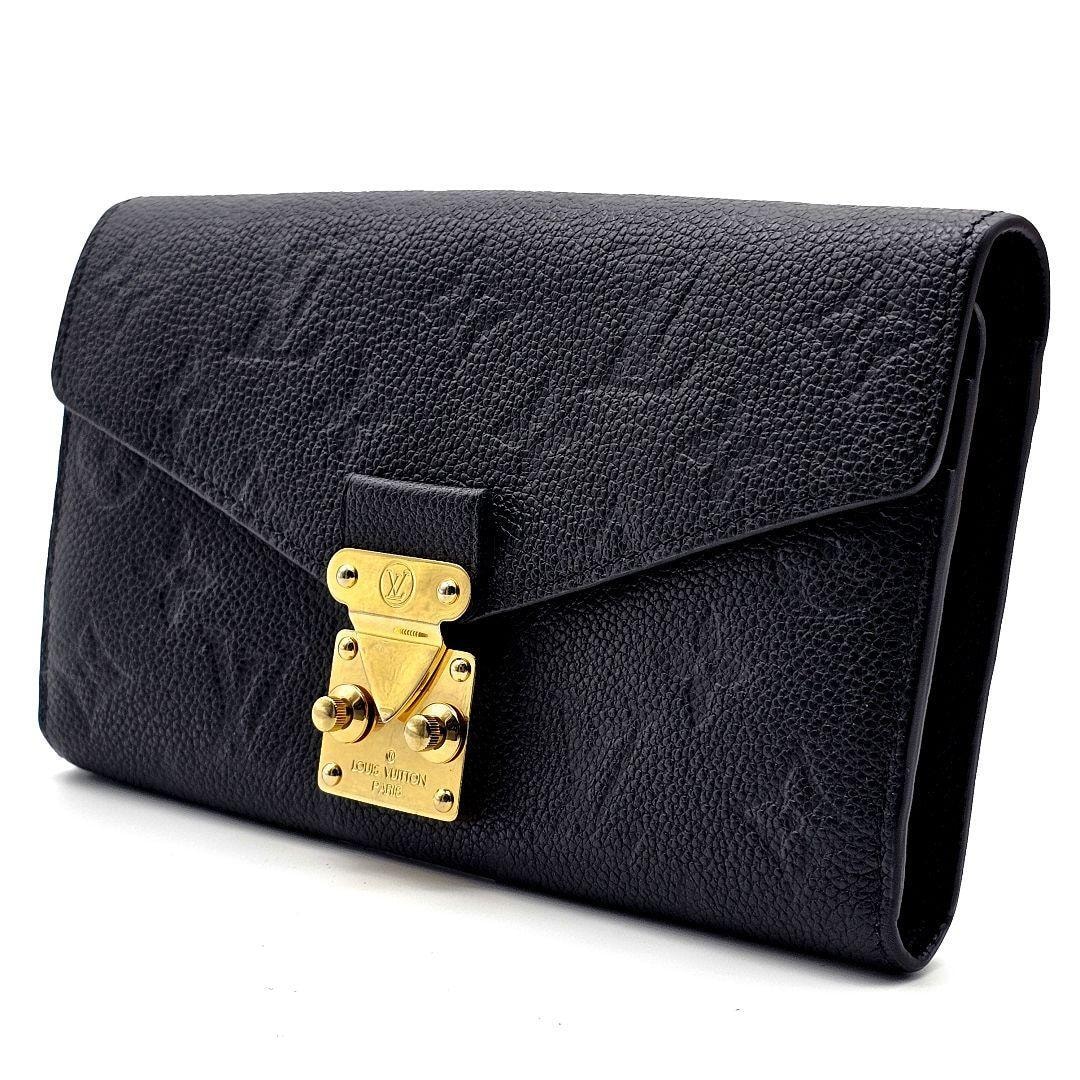 ルイヴィトン　ポルトフォイユ　メティス　アンプラント　ノワール　黒　ブラック　長財布　D138