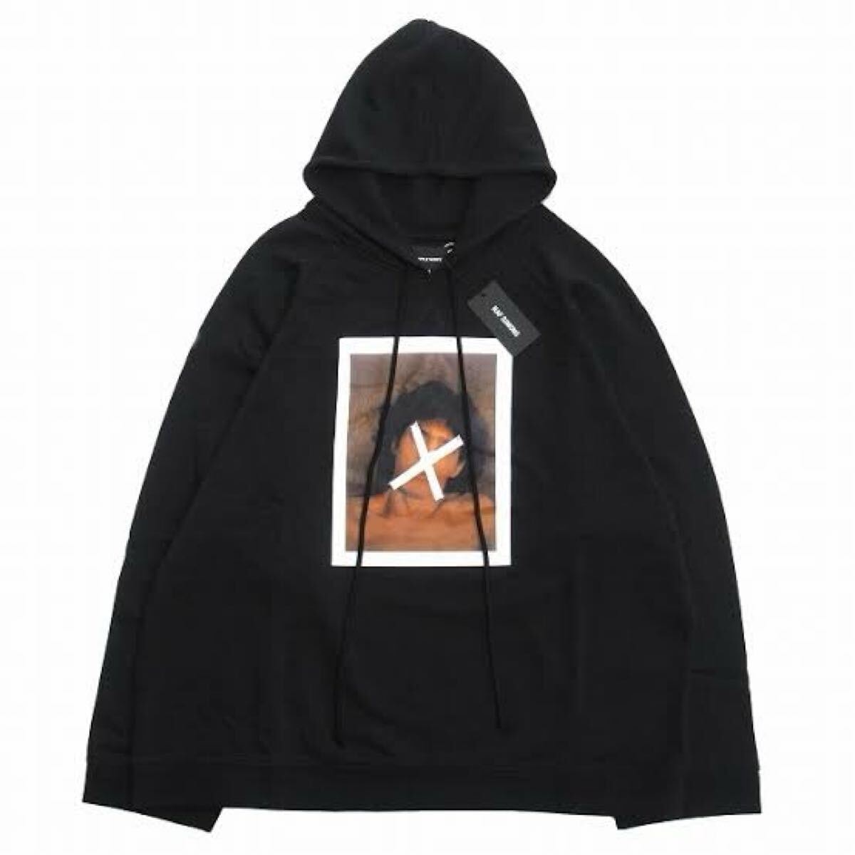 【新品・タグ付き】raf simons × Robert Mapplethorpe 17SS フーディ XS 黒 ラフシモンズ メイプルソープ アーカイブ パーカー 正規品 