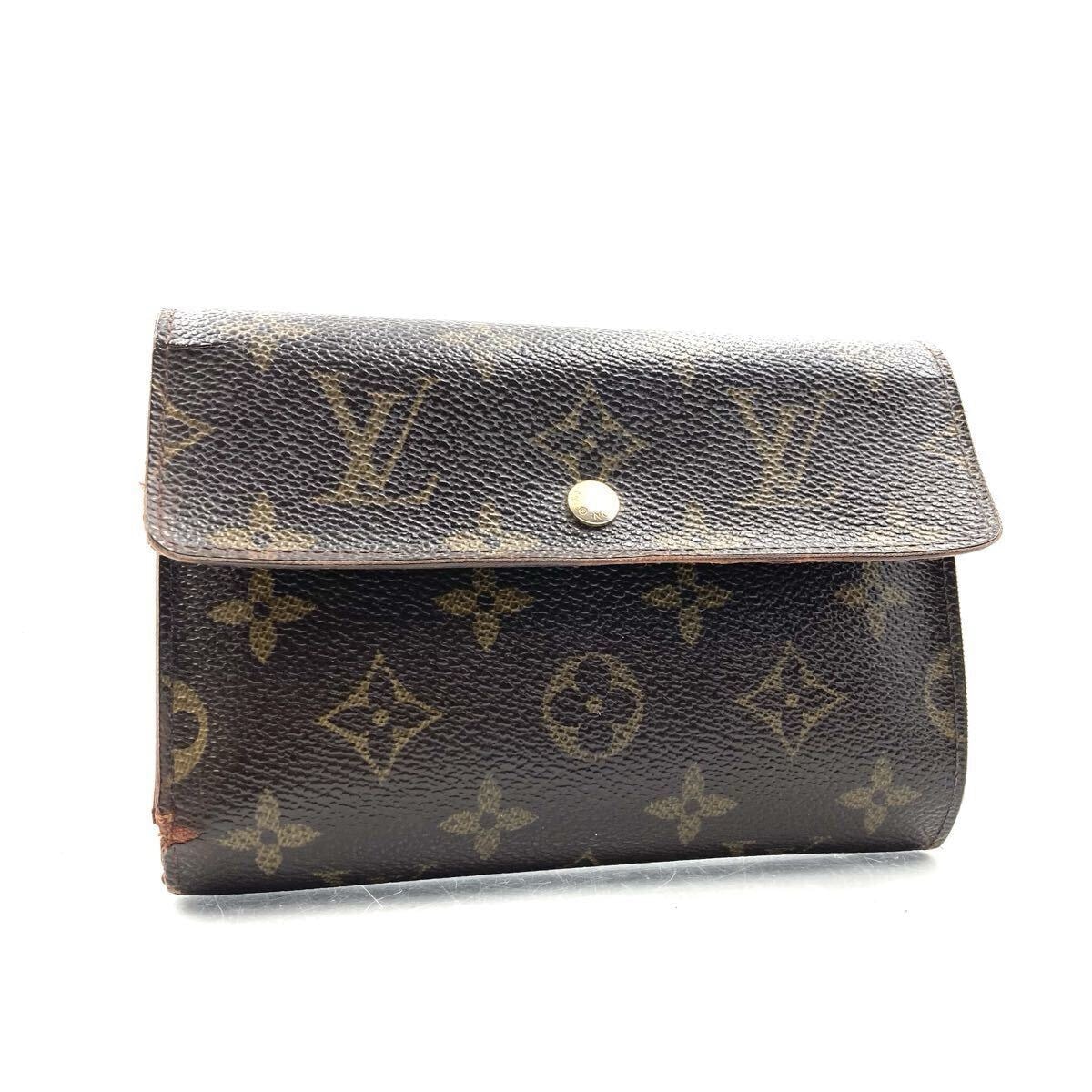 傷や汚れあり】LOUIS VUITTON ルイヴィトン モノグラム ポルト