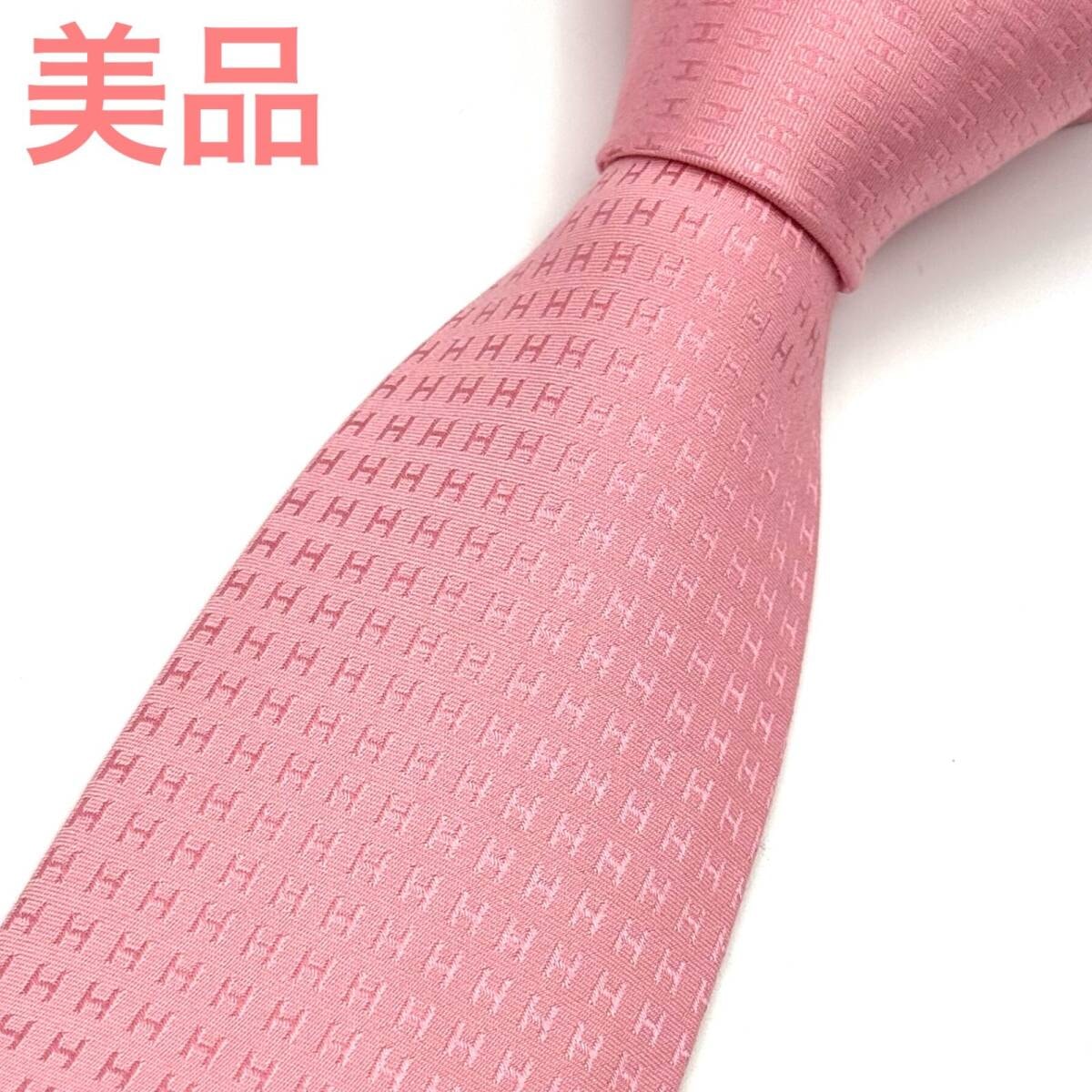 A (未使用に近い)】エルメス ファソネ H ジャガード ピンク 総柄