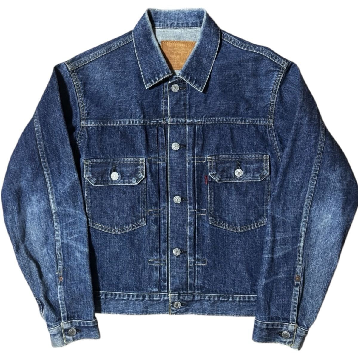 【未使用品 サイズ38】90s復刻 LEVI'S 507XX 2nd デニム 90s Levis 507XX ''2nd model'' denim jacket ''Va