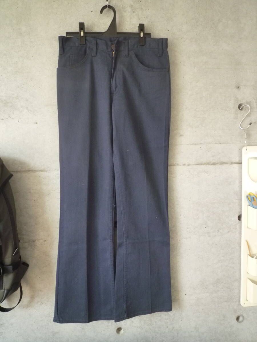 【レア!】60s～70s BIGE リーバイス Levi's STA-PREST スタプレ スラックス ヴィンテージ ブーツカット フレア ベルボトム 80s 517 646