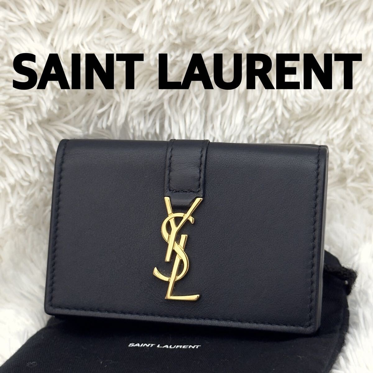 A (未使用に近い)】☆未使用級☆25年製 RFID内蔵 SAINTLAURENT サン