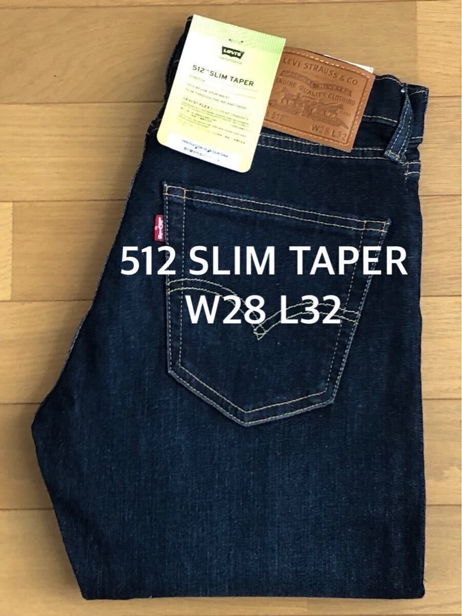 Levi's 512 SLIM TAPER DARKINDIGO BIOLOGIA W28 L32