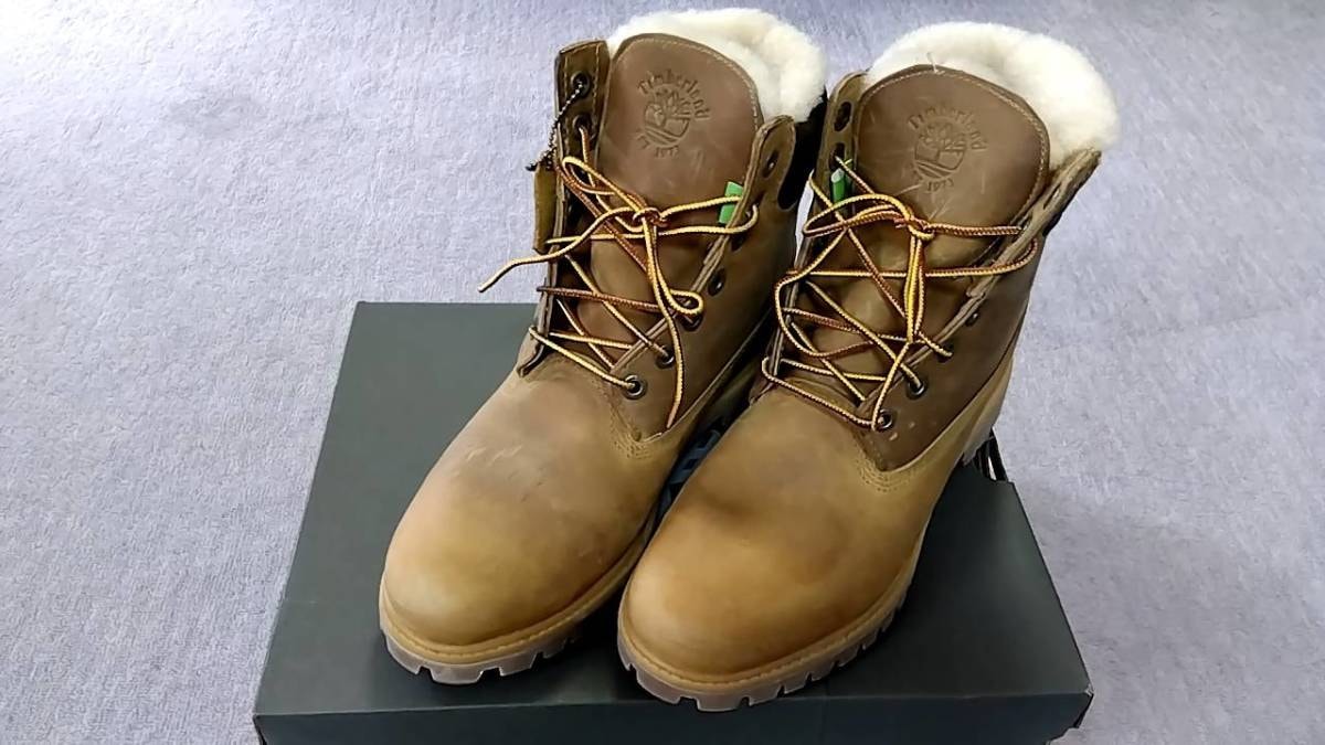 Timberland　A1157　ブーツ　ボア　7.5　25.5cm　ティンバーランド　美品