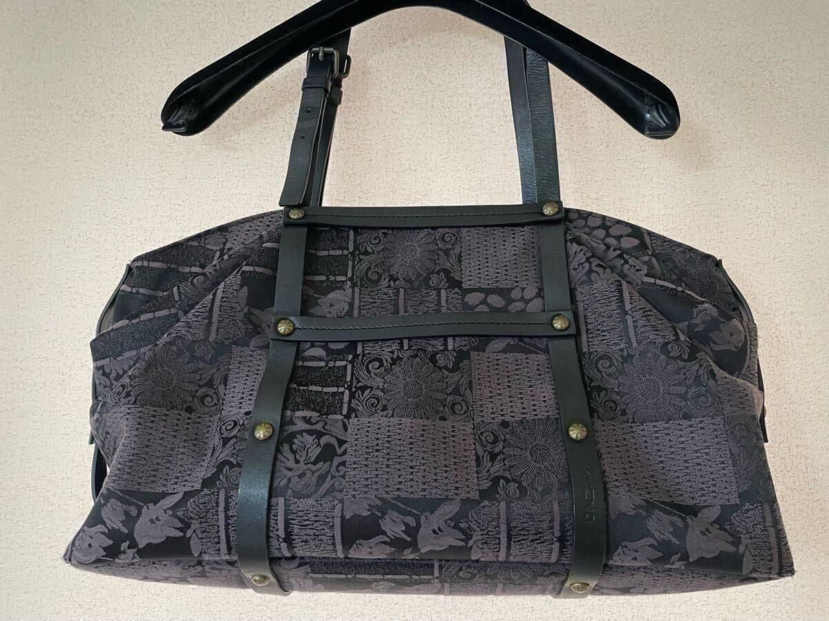 ★希少品★KENZO ジャガード ミニボストンバッグ　ピンクパープル　型番S10053 CHRONO 正規品　NIGO ケンゾー ニゴー 