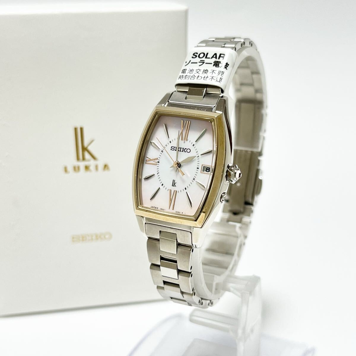 未使用に近い】【人気モデル・極美品・箱付】SEIKO ルキア レディース  
