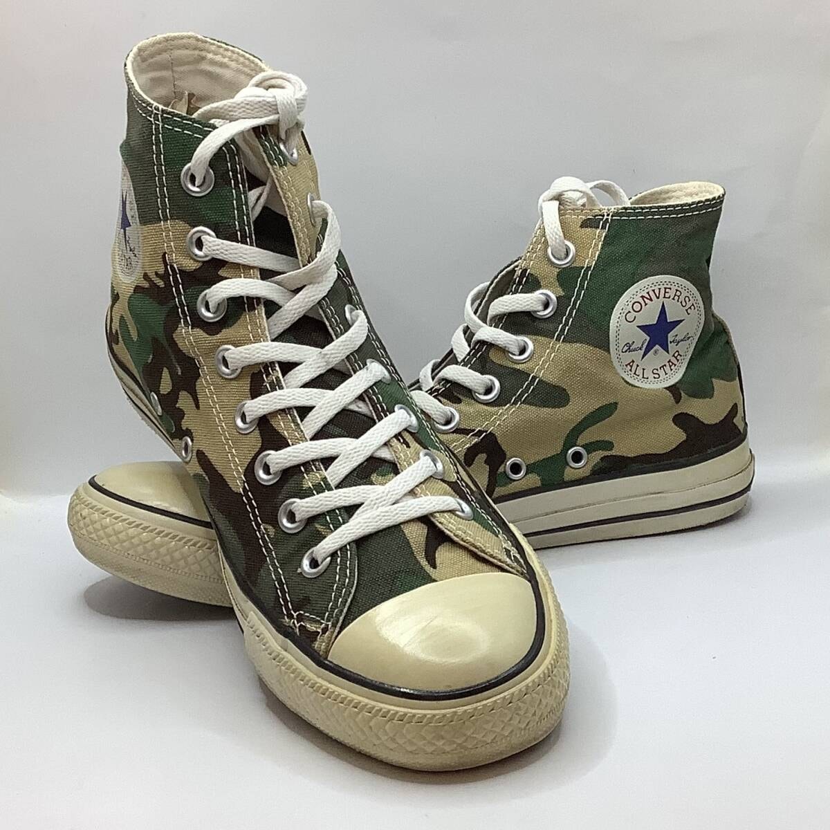 廃盤 希少 コンバース オールスター HI ウッドランド カモ USオリジネーター US8 26.5cm ALL STAR - U.S. ORIGINATOR 迷彩 ヴィンテージ 