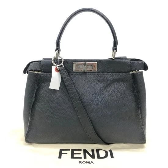 フェンディ 8BN290 ピーカブーレギュラー セレリア 2WAYバッグ
