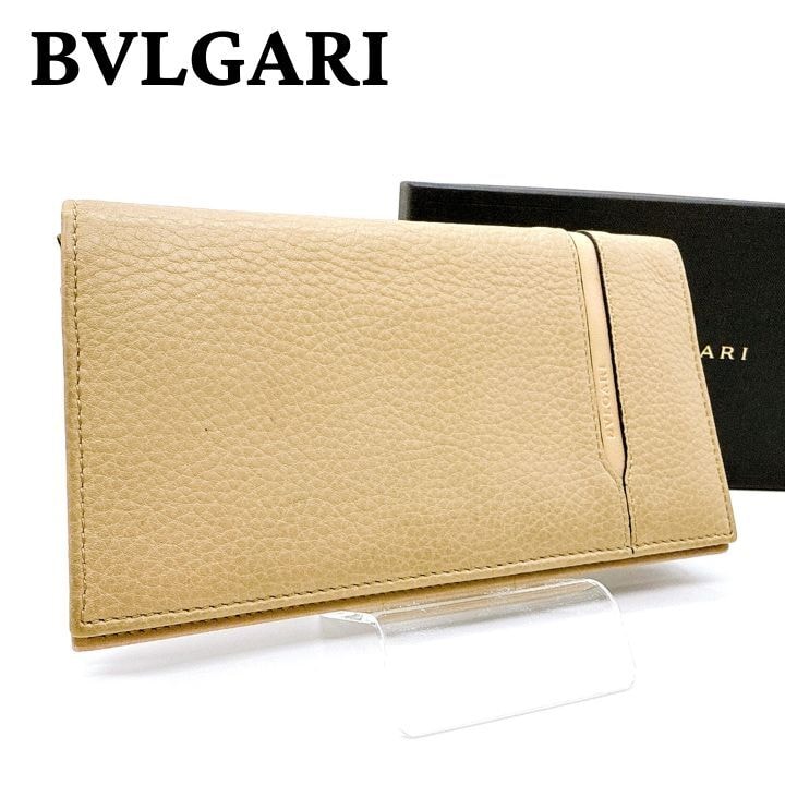 BVLGARI ブルガリ レザー 二つ折り 長財布 ウォレット 札入れ 小銭入れ
