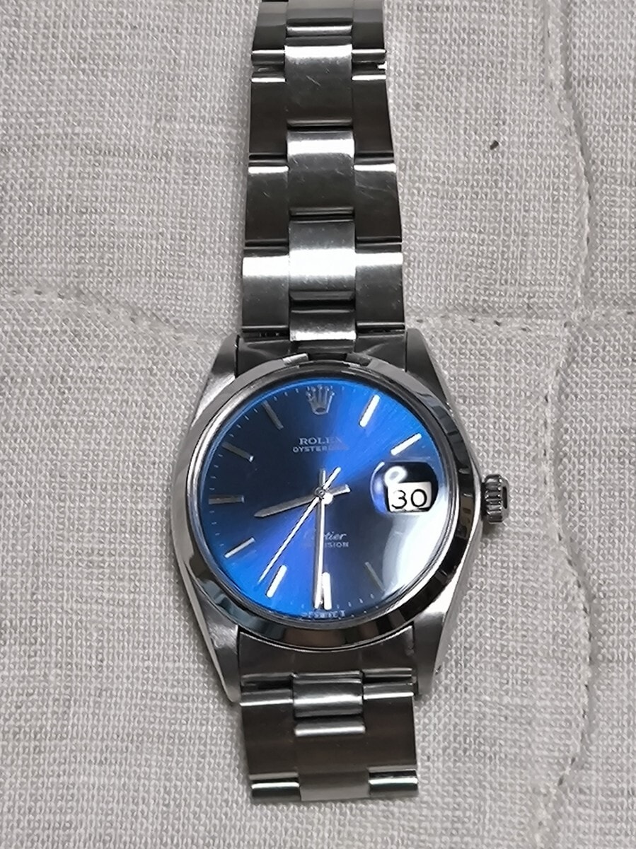 ロレックスオイスターデイト、Wネーム 自動巻き