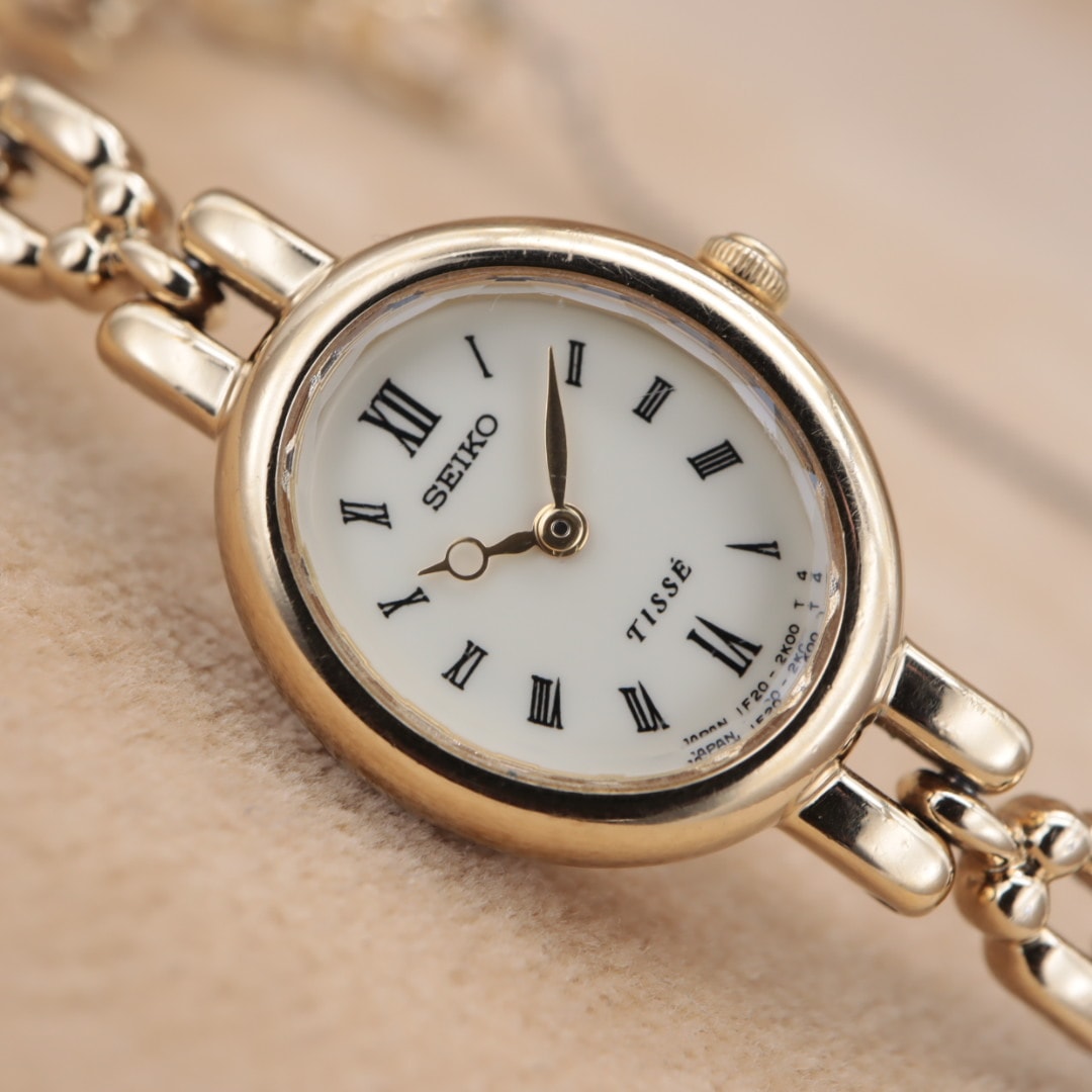 【美品　稼働品】SEIKO ティセ　クォーツ　腕時計　1F20-6B80 やや傷や汚れあり】【電池交換/洗浄済】SEIKO TISSE 1F20-6B80