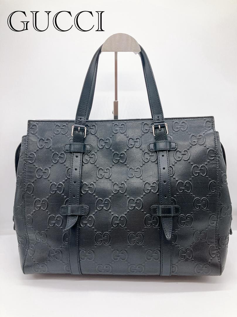 B (目立った傷や汚れなし)】GUCCI GG柄 ビジネスバッグ トート B (目立った傷や汚れなし)】GUCCI GG柄 ビジネスバッグ トート