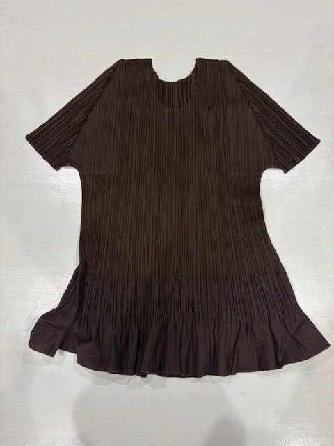 プリーツプリーズ×イッセイミヤケ プリーツ半袖シャツ PP93-JK576