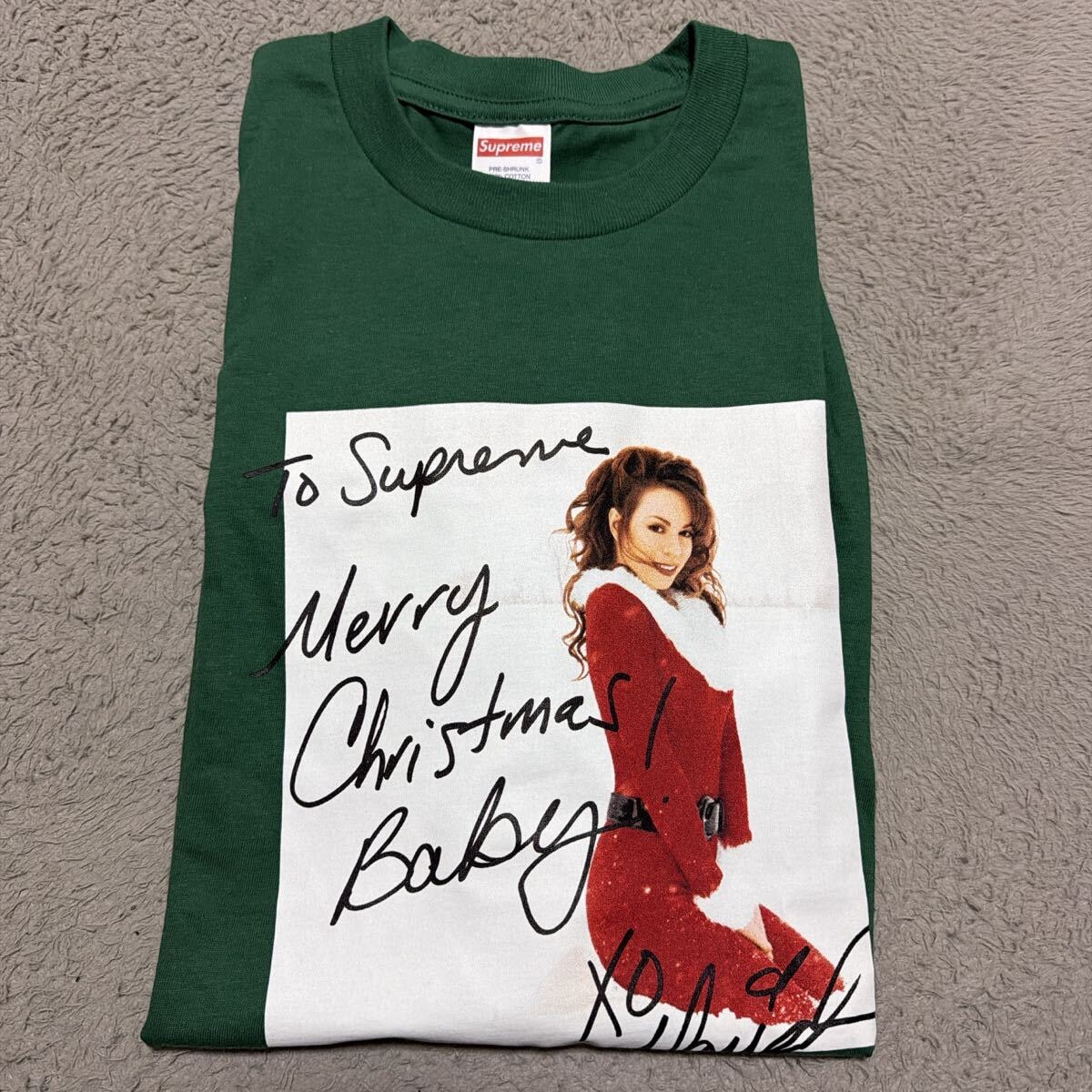 20AW Supreme Mariah Carey Tee Green Tシャツ　マライアキャリー　フォトt L green 緑