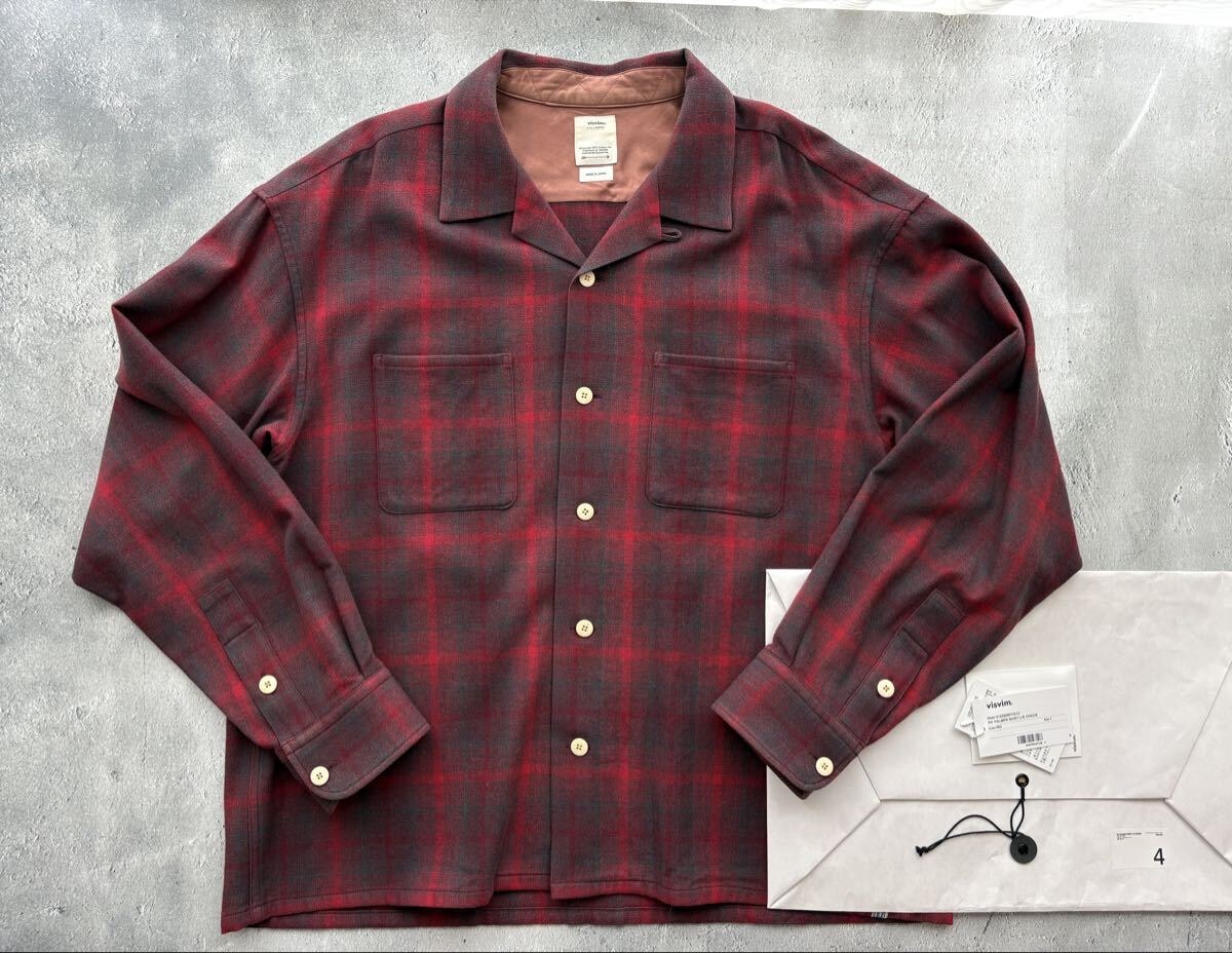 【9.6万】visvim OC PALMER SHIRTオンブレチェックシャツ4 ヴィズヴィム ビズビム