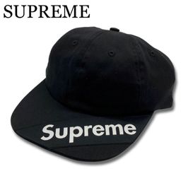 Supreme Pigment Canvas S Logo 6-Panel 黒 inka-store.com
