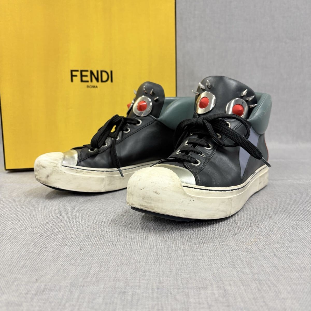 C (やや傷や汚れあり)】フェンディ FENDI ミュール サンダル