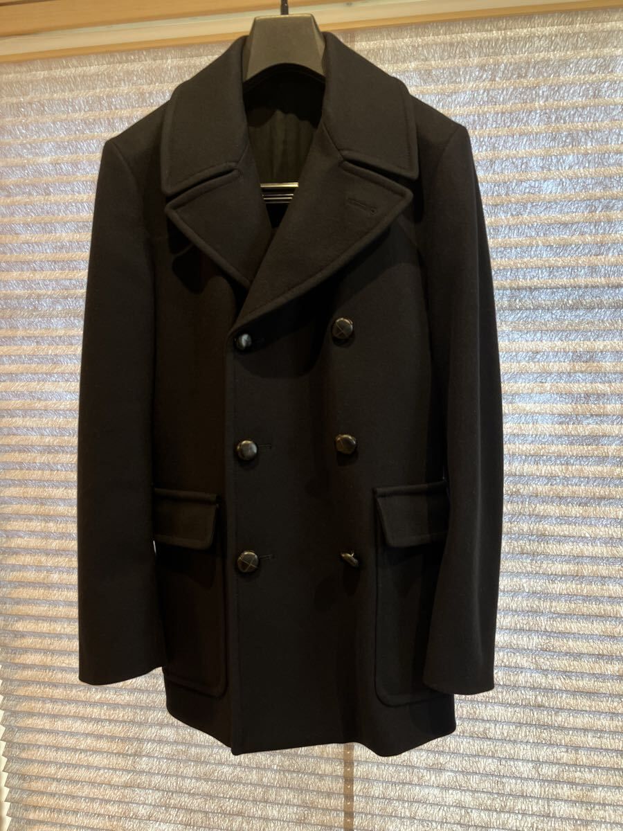 maison martin margielaメゾンマルタンマルジェラ ピーコート ネイビー44
