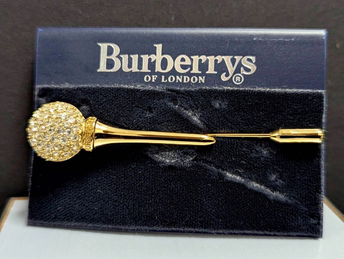BURBERRY/バーバリー　ピンブローチ　