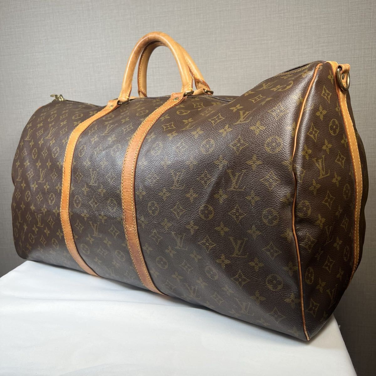 Louis Vuitton キーポル60 バンドリエール モノグラム LOUIS VUITTON◇キーポル・バンドリエール60_モノグラム・キャンバス