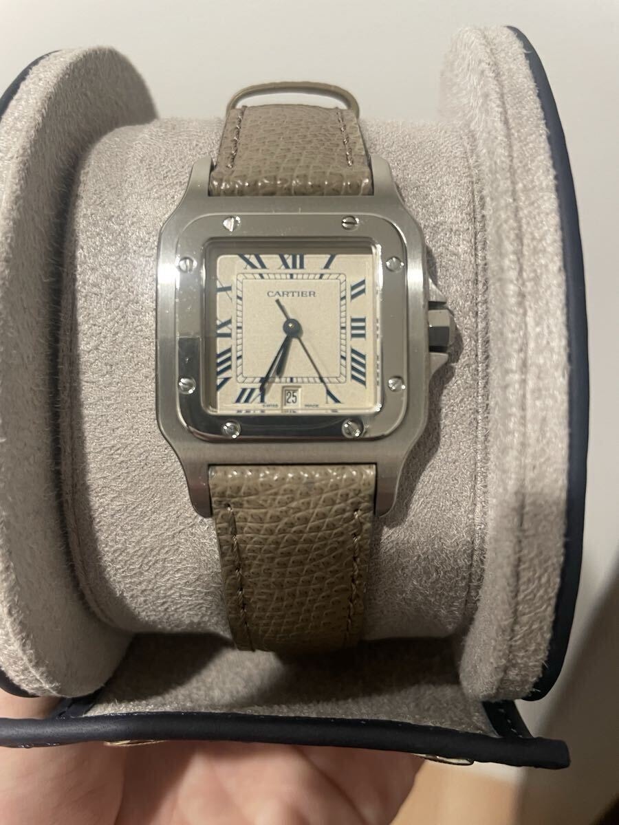 カルティエ Cartier サントスガルべ LM 正規OH済み 未使用