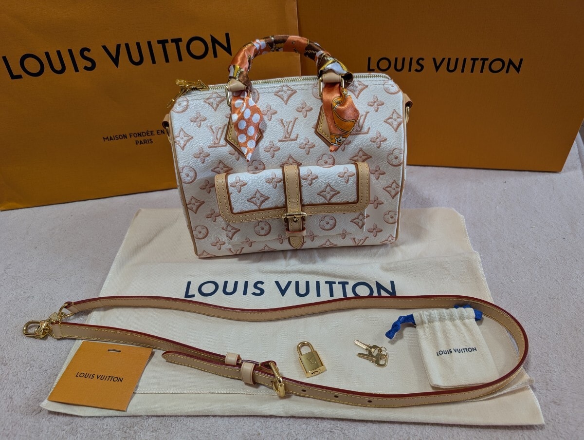 未使用　LOUIS VUITTON　ルイヴィトン　スピーディ　バンドリエール25