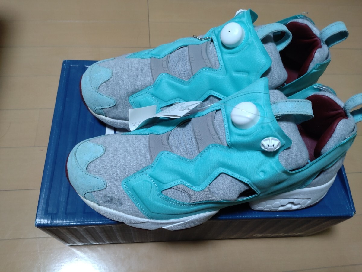 【新品未使用】Reebok INSTAPUMP FURY 94 GRAPE BRAIN にぎる Reebok x GRAPE BRAIN x SNKRDUNK  INSTAPUMP FURY 94 GRAPE BRAIN