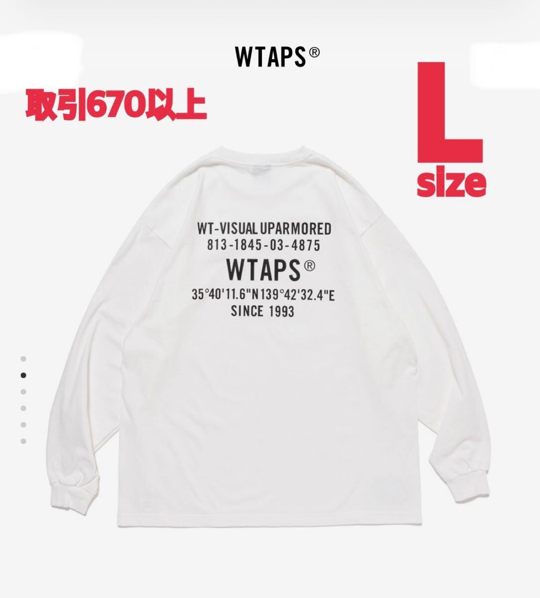 A+ (新品・未使用(ワケあり))】WTAPS 2025FW SPEC LS TEE WHITE L