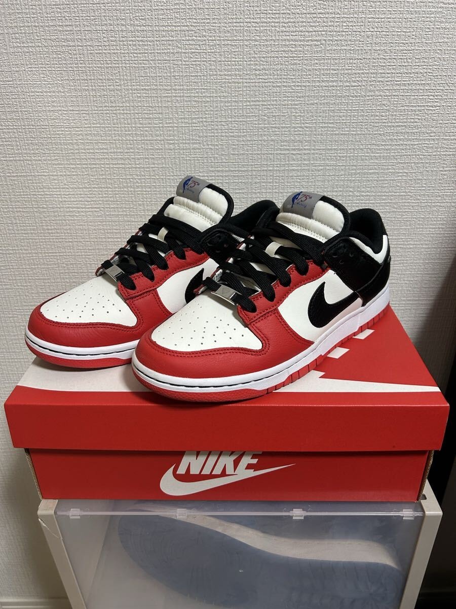 NBA × ナイキ ダンク ロー EMB 75th アニバーサリー "シカゴ ブルズ"
