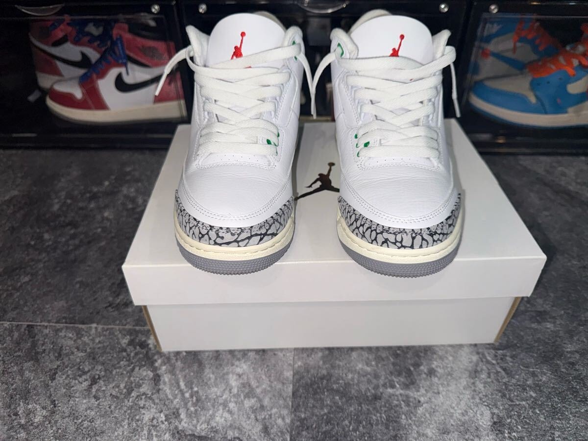 ナイキ ウィメンズ エアジョーダン3 レトロ "ラッキーグリーン"