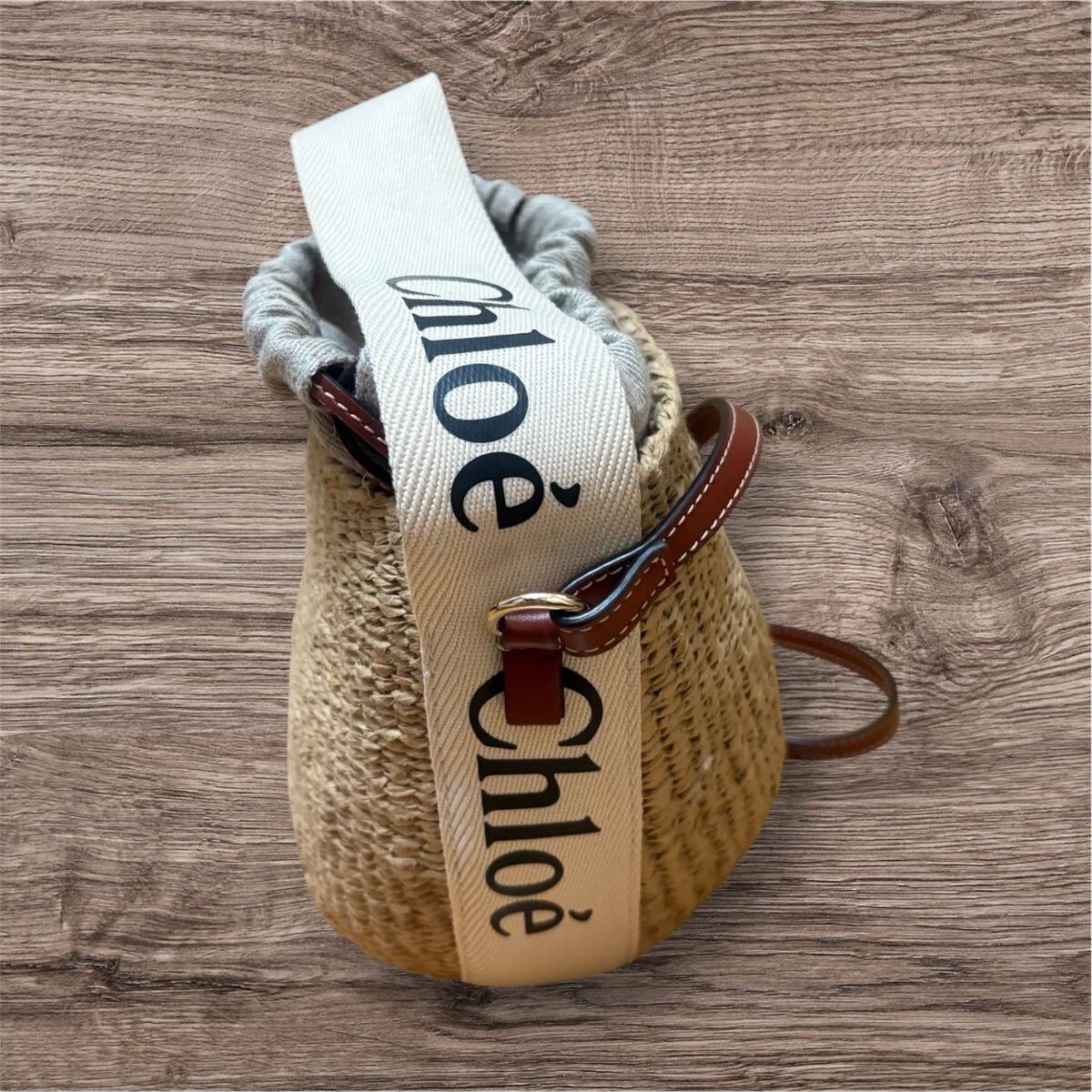 クロエ Chloe Woody スモールバスケット かごバッグ 