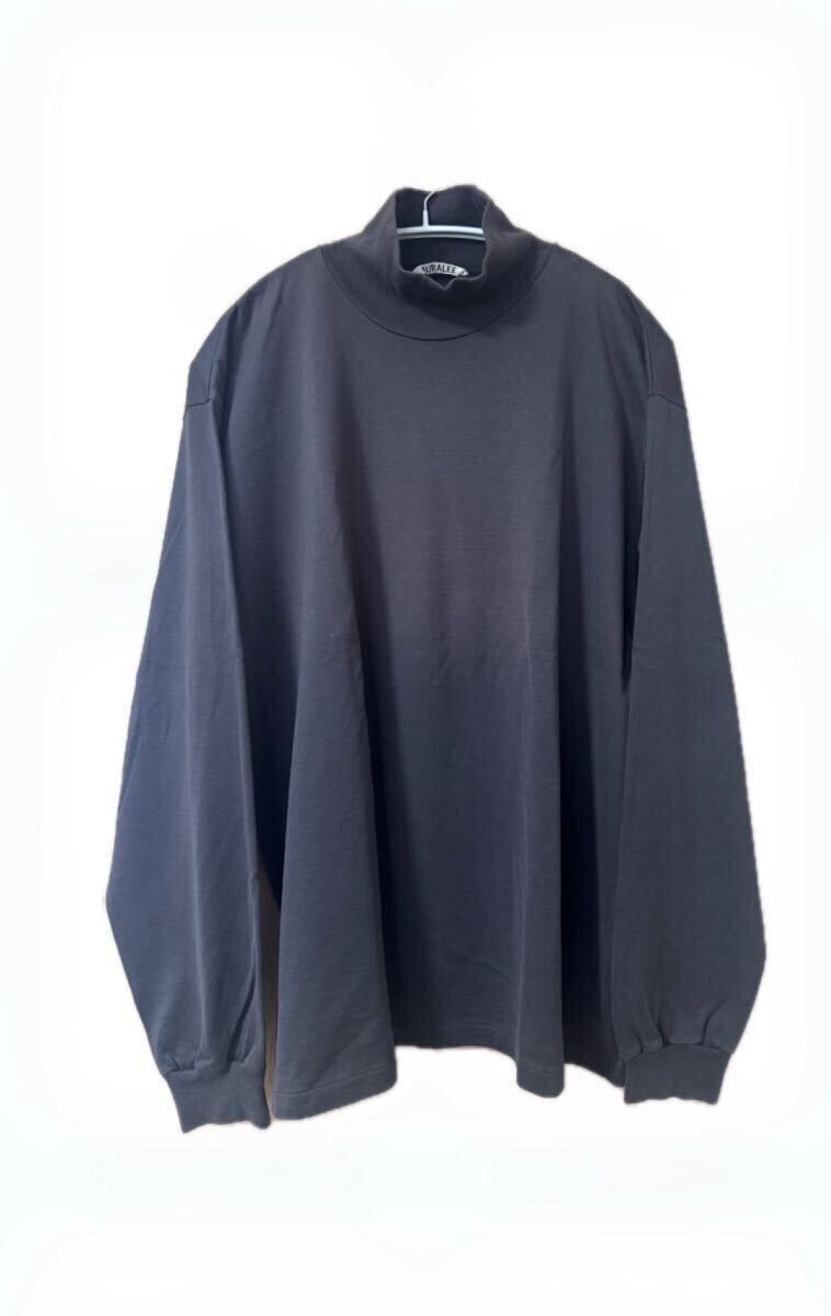 D (傷や汚れあり)】【中古】オーラリー AURALEE コットン オーバー