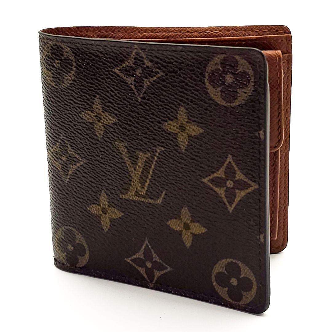 ルイヴィトン　ポルトフォイユ　マルコ　モノグラム　コンパクト　財布　ヴィンテージ品　B102