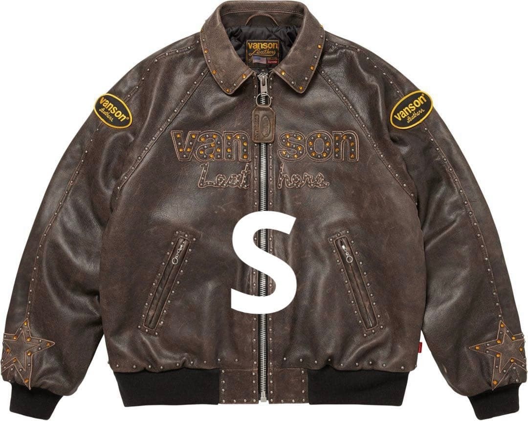 Supreme/True Religion レザートラッカージャケット SUPREME x True Religion】Leather Trucker Jacket Brown 25FW