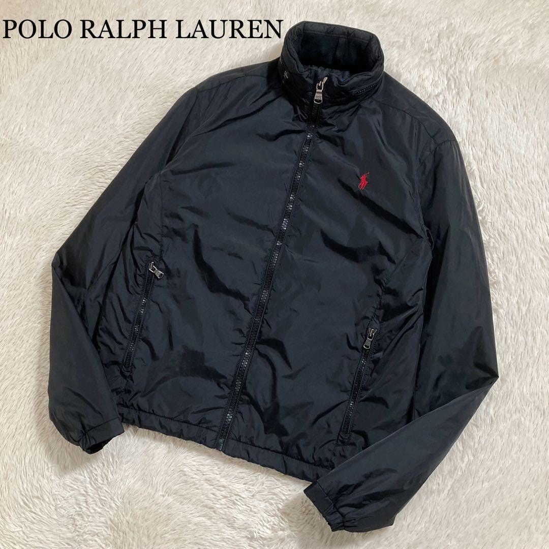 美品 POLO RALPH LAUREN ポロラルフローレン ナイロンジャケット 中綿入り ポニーロゴ ブルゾン