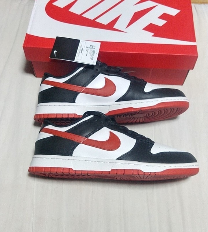 新品箱入 ナイキ NIKE ダンク low レトロ 29㎝　天然皮革