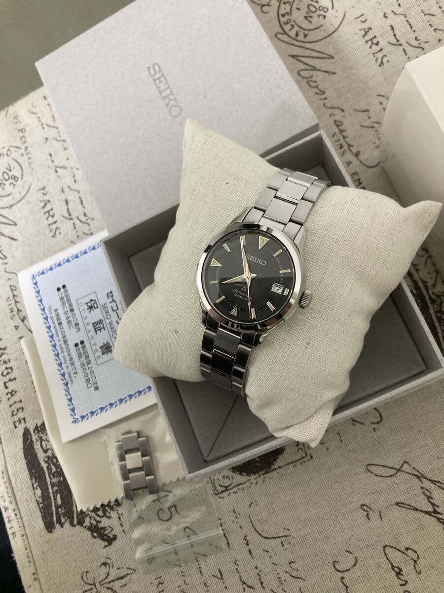 超美品！ 新品同様！ 貴重！ セイコー SEIKO 初代アルピニスト 復刻モデル メンズ 機械式 SBDC147
