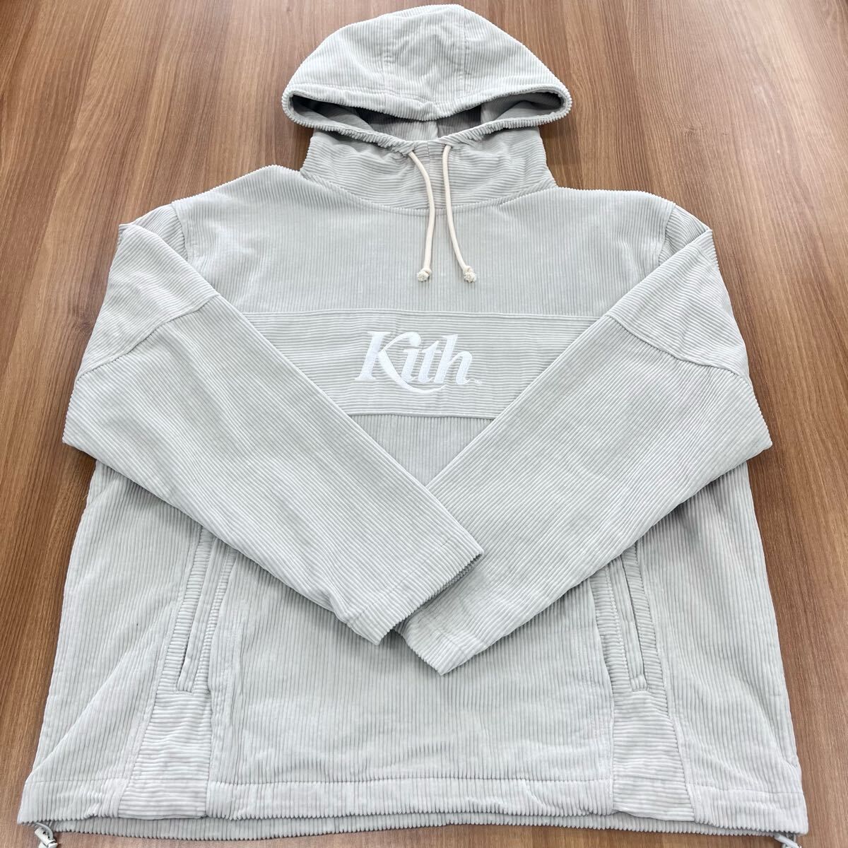 KITH Corduroy Double Pocket Hoodie キス コーデュロイ ダブルポケット フーディ XLサイズ Anorak アノラック