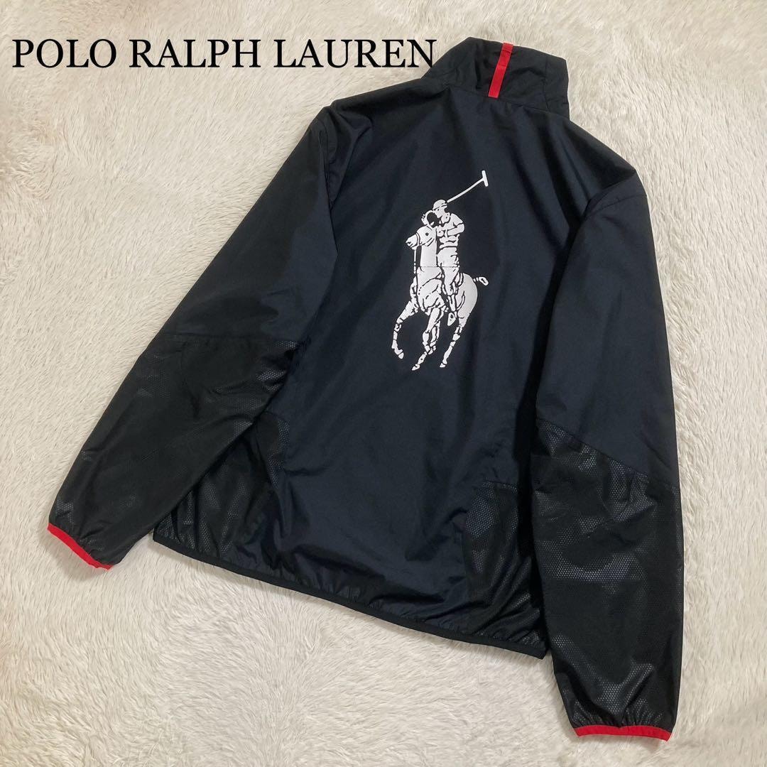 極美品 POLO RALPH LAUREN ポロラルフローレン ウィンドブレーカー トラックジャケット ポニーロゴ