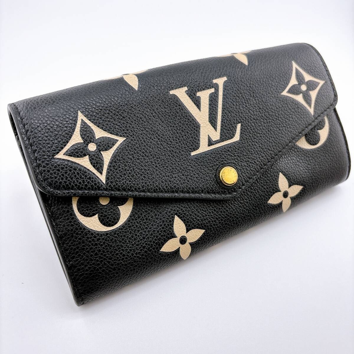 ルイヴィトン アンプラント ジャイアント ポルトフォイユ サラ バイカラー