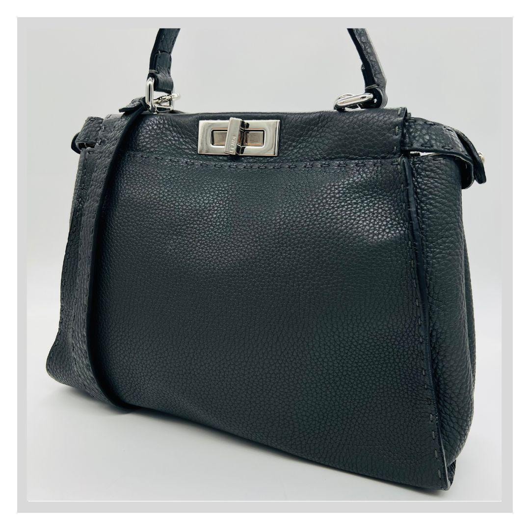 D (傷や汚れあり)】フェンディ FENDI セレリア パンチング ショルダー