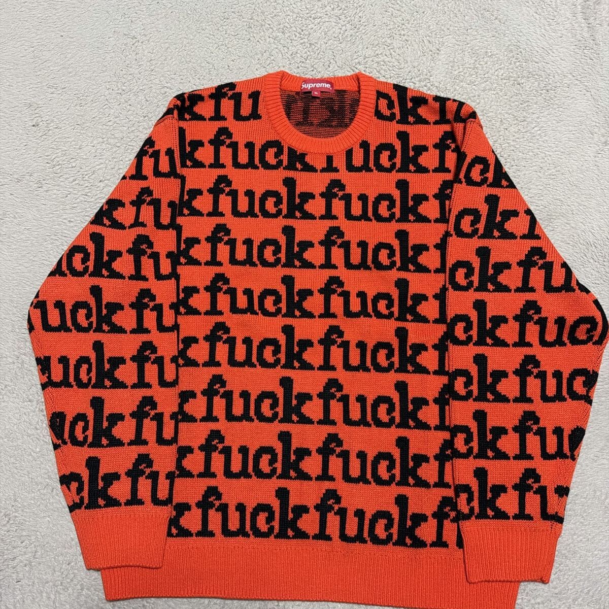 新品・未使用(ワケあり)】22ss Supreme Fuck Sweater ニット セーター