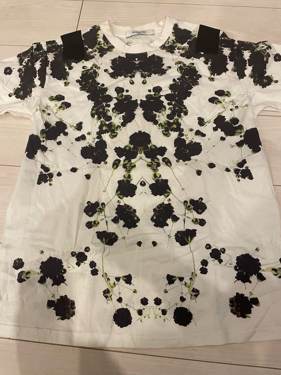 GIVENCHY　ジバンシィ　かすみ草　プリント　Tシャツ リカルドティッシ 古着 半袖 ヴィンテージ