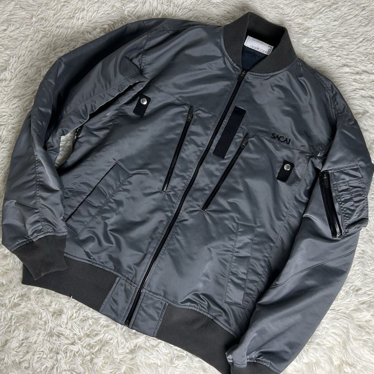 sacai Leather Jacket 