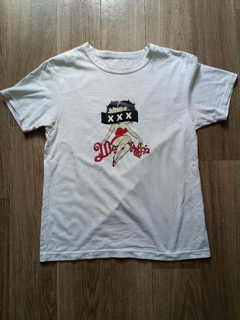GOD SELECTION XXX x Betty Boop T-shirts GX-A24-BBST-01 